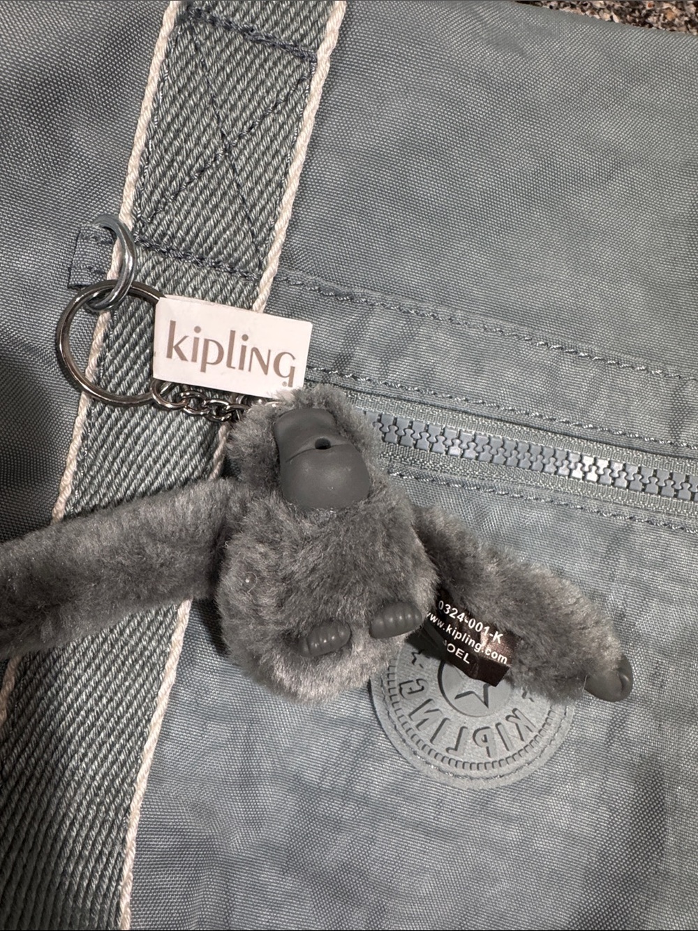 Kipling Light Green Mini Handbag with Zip Pocket NWT - Picture 9 of 9